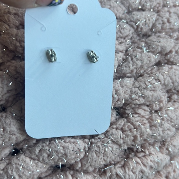 Subway in Easter, chocolate, plastic, bunny, earrings, handmade, brown bunny - Picture 4 of 4